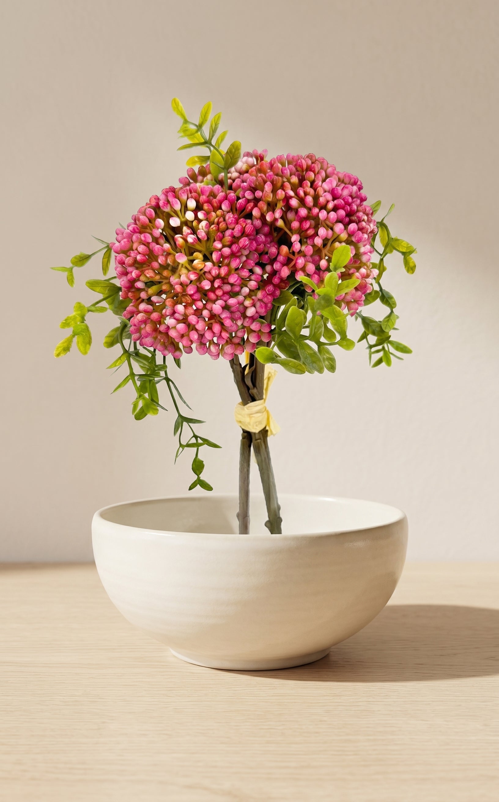 Pink Oat Berry Fruit Stems | Artificial Floral Filler - Pink (extra)