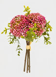 Pink Oat Berry Fruit Stems | Artificial Floral Filler - Pink