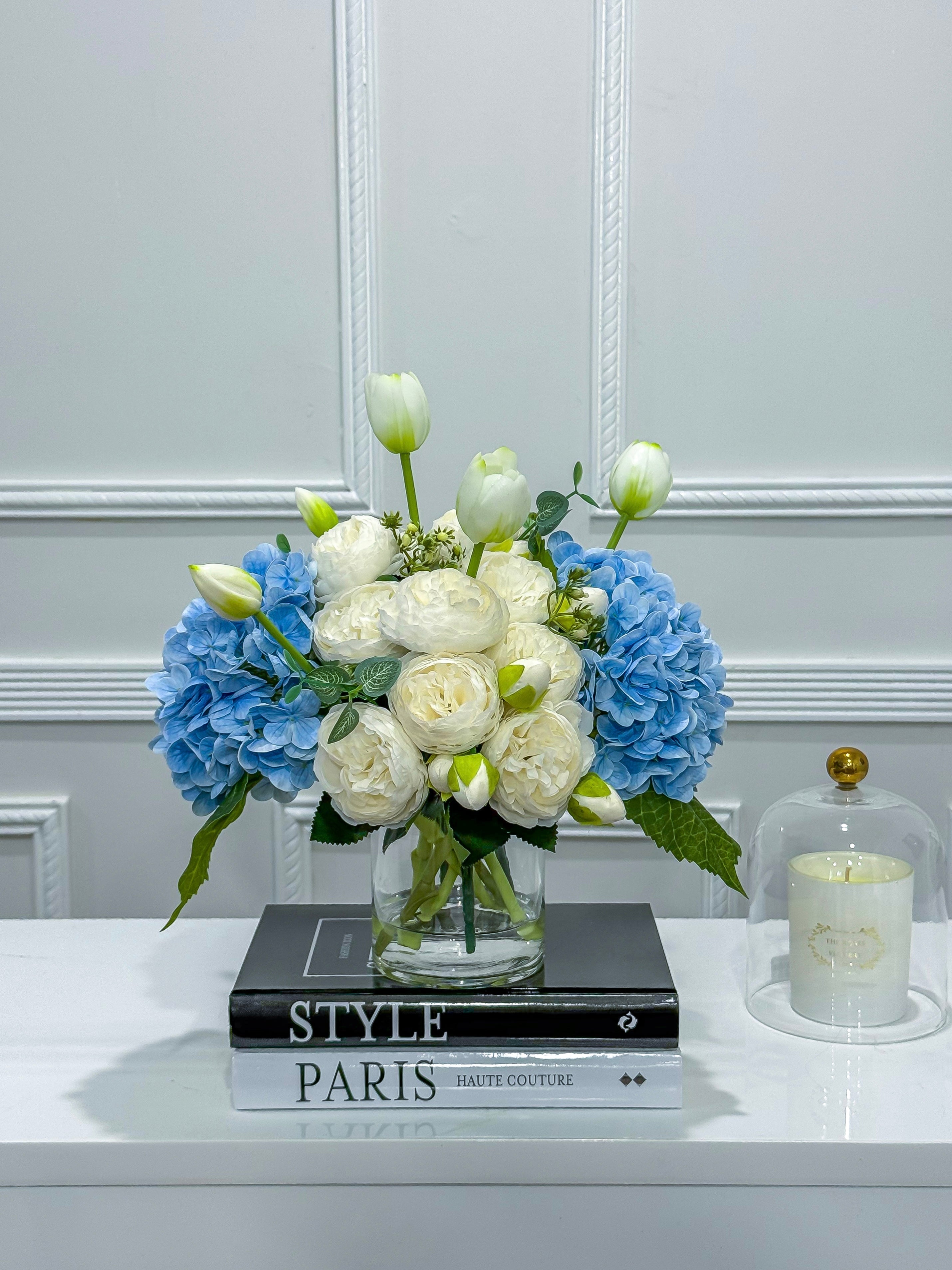 French Country Hydrangea Peony Arrangement - Flovery