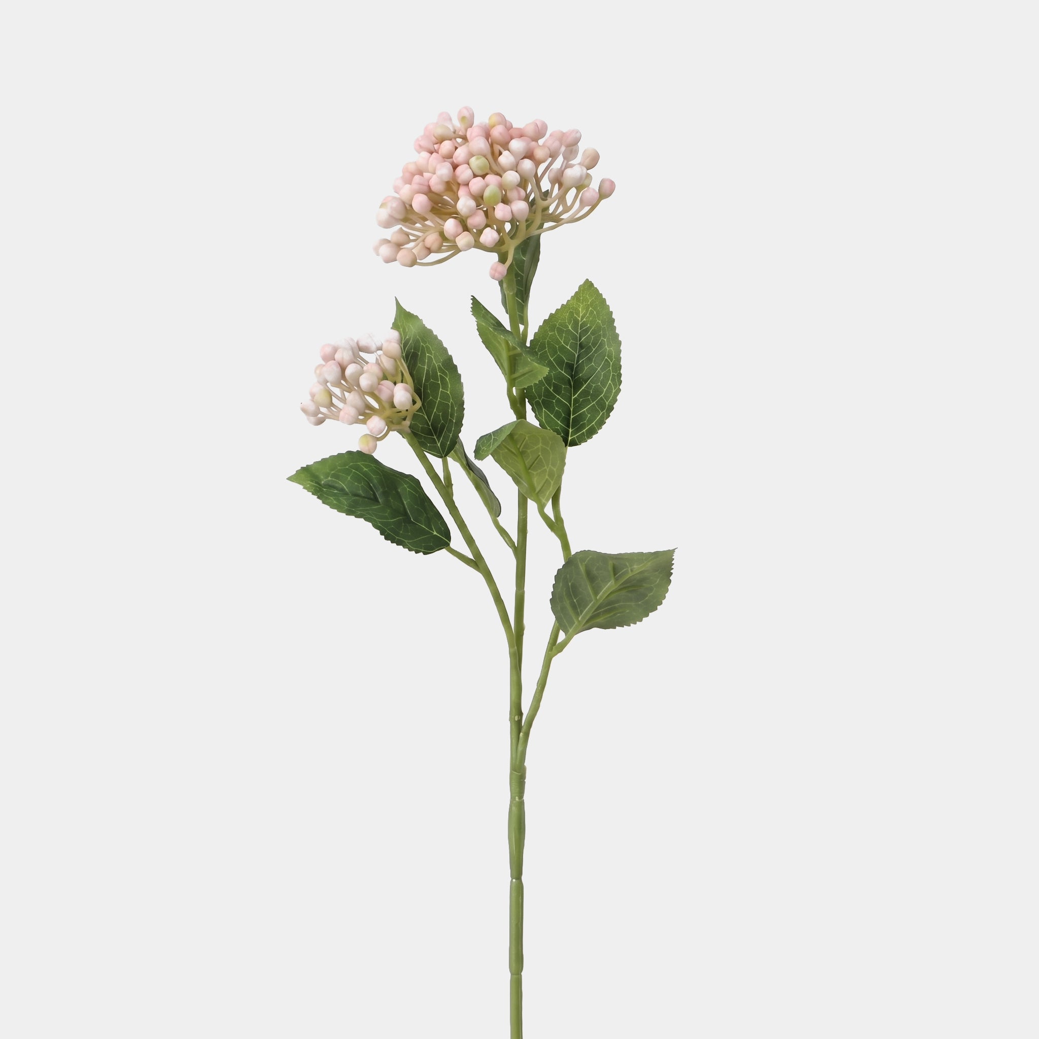 1 Hydrangea Buds Berry Stem Bundle - Pink