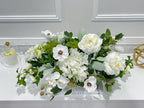 White French Style Real Touch Gold Vase Arrangement - Flovery
