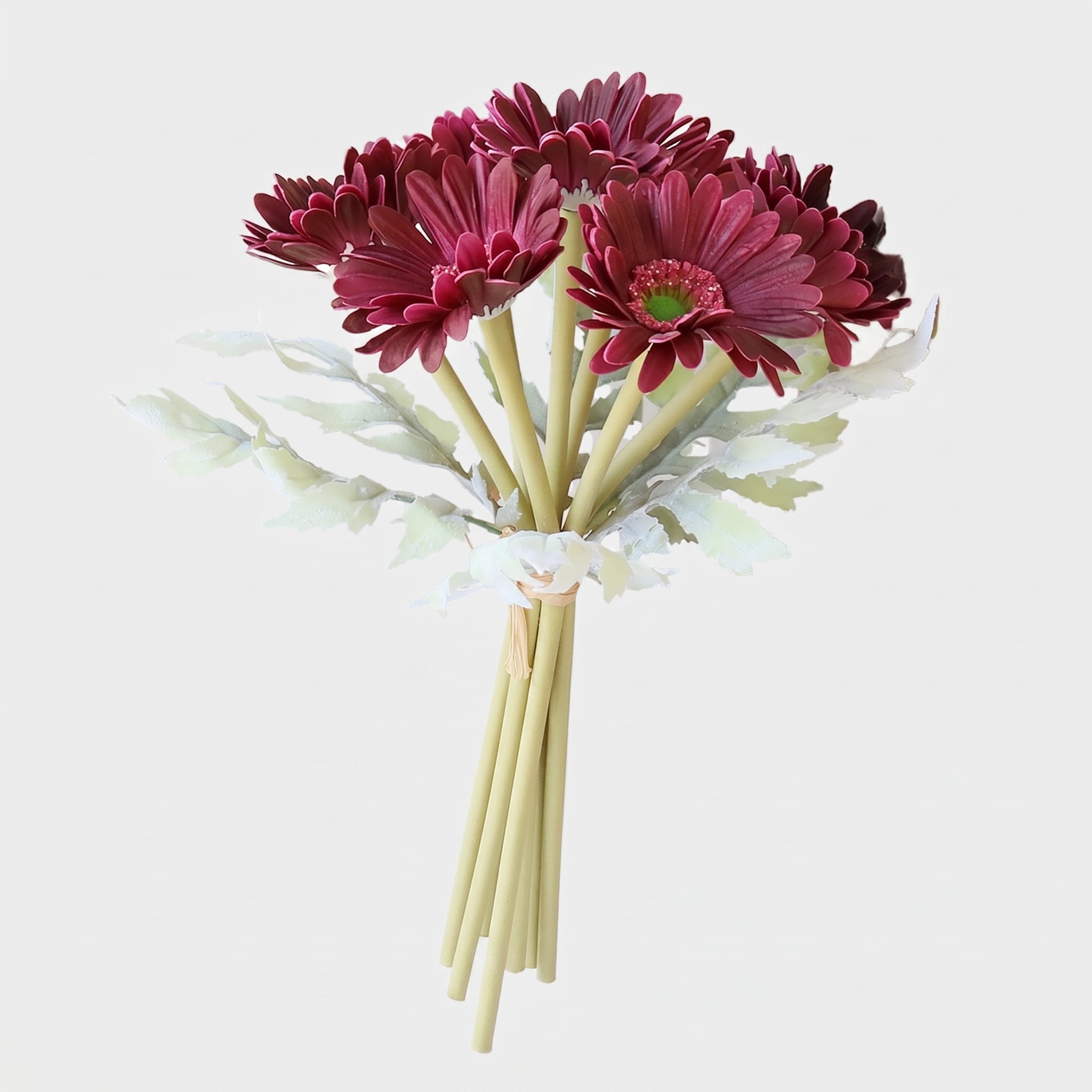 Gerbera Daisy Bouquet (Studio Edit) - 45367008395561_Real_Touch_Gerbera_Daisy_Bouquet_-_Dark_Red_detail