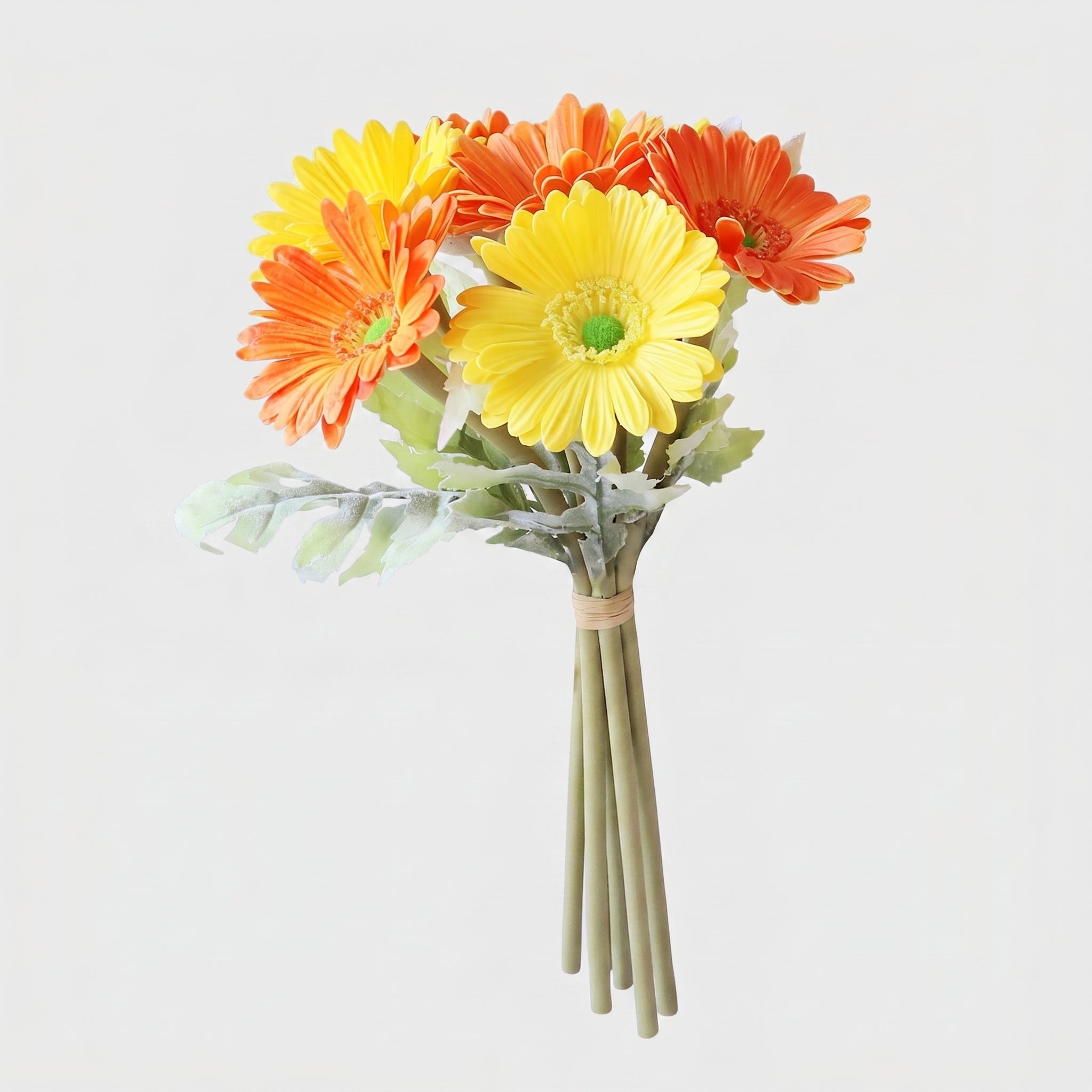 Gerbera Daisy Bouquet (Studio Edit) - 45367008493865_Real_Touch_Gerbera_Daisy_Bouquet_-_Orange_Yellow