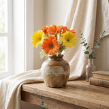 Gerbera Daisy Bouquet (Studio Edit) - 45367008526633_Real_Touch_Gerbera_Daisy_Bouquet_-_Orange_Yellow_detail