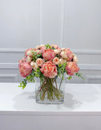 Pink Premium Finest Artificial Peony Arrangement - Flovery