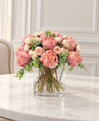 Pink Premium Finest Artificial Peony Arrangement - Flovery