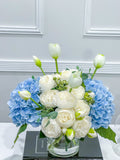 French Country Hydrangea Peony Arrangement - Flovery