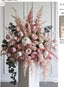 Custom Large floral arrangement for a fireplace mantel.