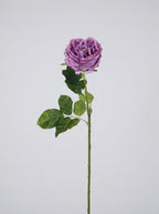 Real Touch Garden Rose Single Stem - Violet Purple