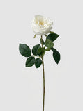 Real Touch Garden Rose Single Stem - White