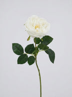 Real Touch Garden Rose Single Stem - White