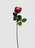 Real Touch Garden Rose Single Stem - Magenta