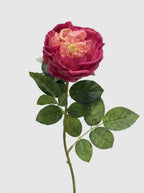Real Touch Garden Rose Single Stem - Magenta