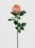 Real Touch Garden Rose Single Stem - Blush Pink