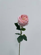 Real Touch Garden Rose Single Stem - Soft Pink