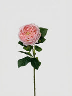 Real Touch Garden Rose Single Stem - Soft Pink