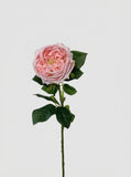 Real Touch Garden Rose Single Stem - Soft Pink
