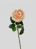 Real Touch Garden Rose Single Stem - Peach Blush