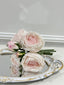 3-Stem Real Touch Garden Rose Bouquet - Blush Pink