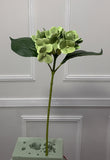 Small Real Touch Hydrangea Single Stem - Sage Green