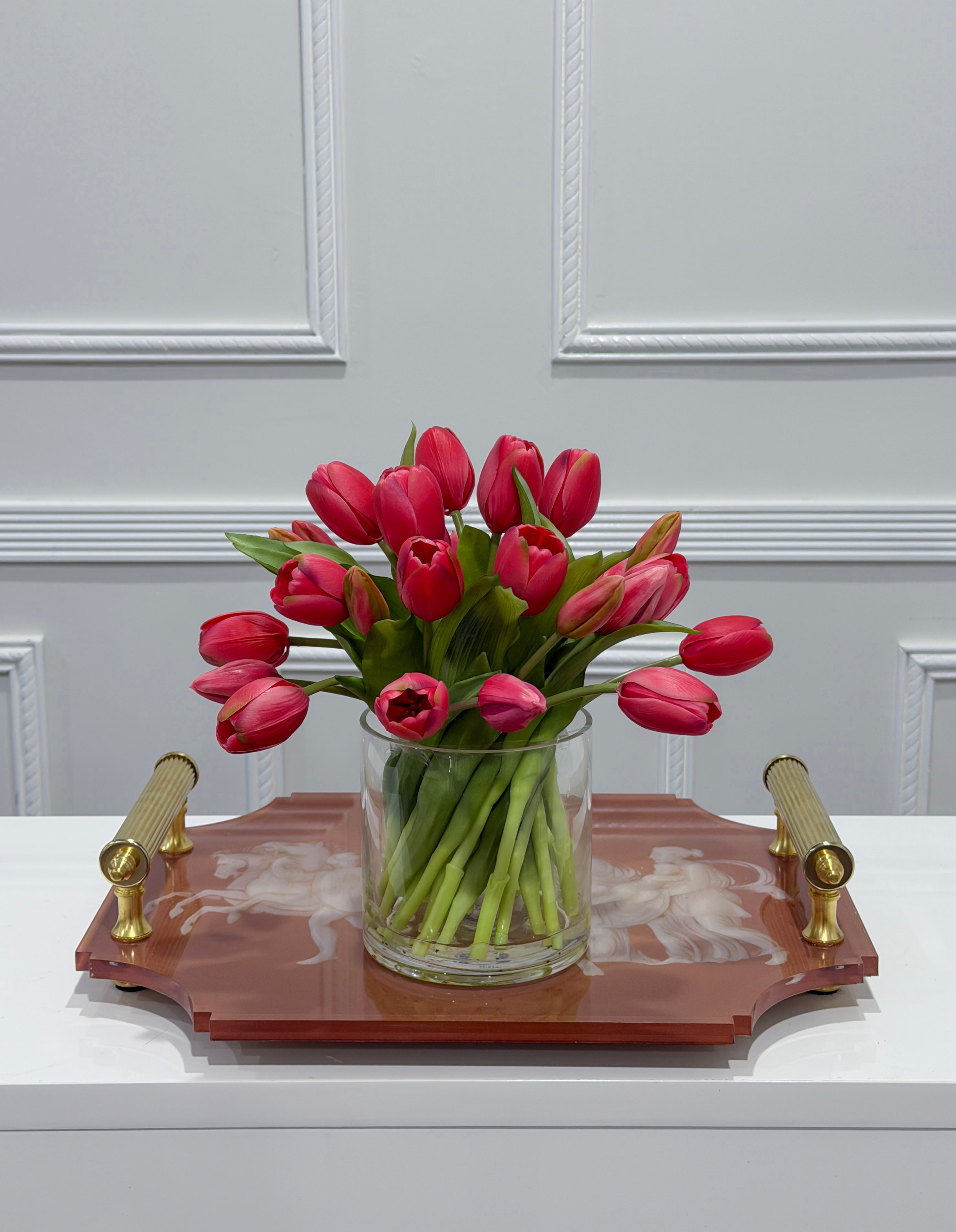 Real Touch Tulip Field Arrangement
