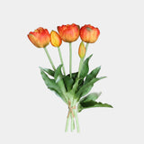 5 Peony & Tulip Bundle - Orange (Side View)