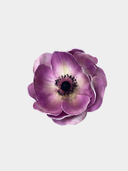 Real Touch Anemone Poppy Stem bloom close up