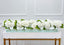 French Artificial Hydrangeas Centerpiece In Long Glass Vase - Flovery