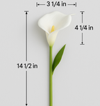 10 Stems of Real Touch Calla Lily Bouquet