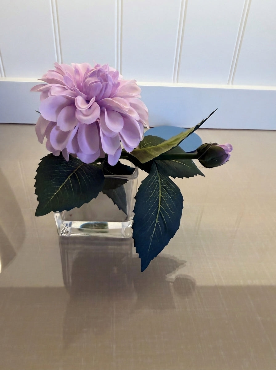 Real Touch Dahlia Arrangement, Lavender