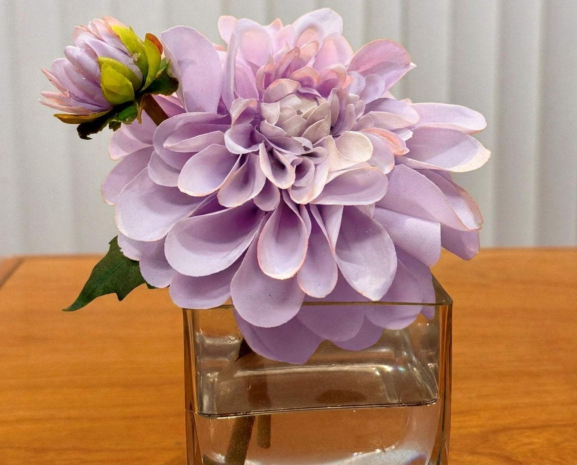 Real Touch Dahlia Arrangement, Lavender