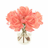 Custom Ten (10) Real Touch Rose Arrangements in Cylinder Vase
