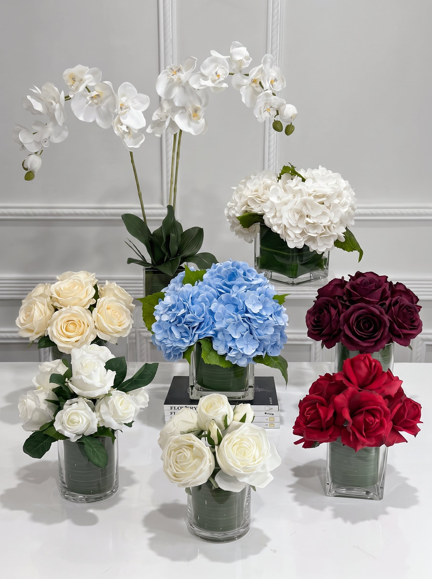 Four Seasons floral collection, all eight arrangements