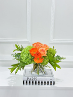 High Quality Faux Hydrangea Daisy Rose Arrangement - Flovery