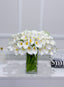 60 Tall White Real Touch Calla Lilies Arrangement - Flovery