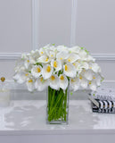 60 Tall White Real Touch Calla Lilies Arrangement