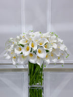 60 Tall White Real Touch Calla Lilies Arrangement - Flovery