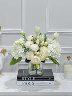 French Country Hydrangea Peony Arrangement - Flovery
