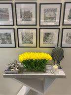 17-in Modern Long Real Touch Tulips Arrangement - Flovery