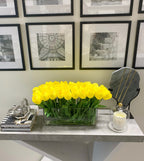 17-in Modern Long Real Touch Tulips Arrangement - Flovery