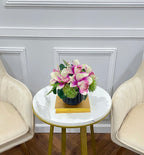 Real Touch Purple Orchid Arrangement - Flovery