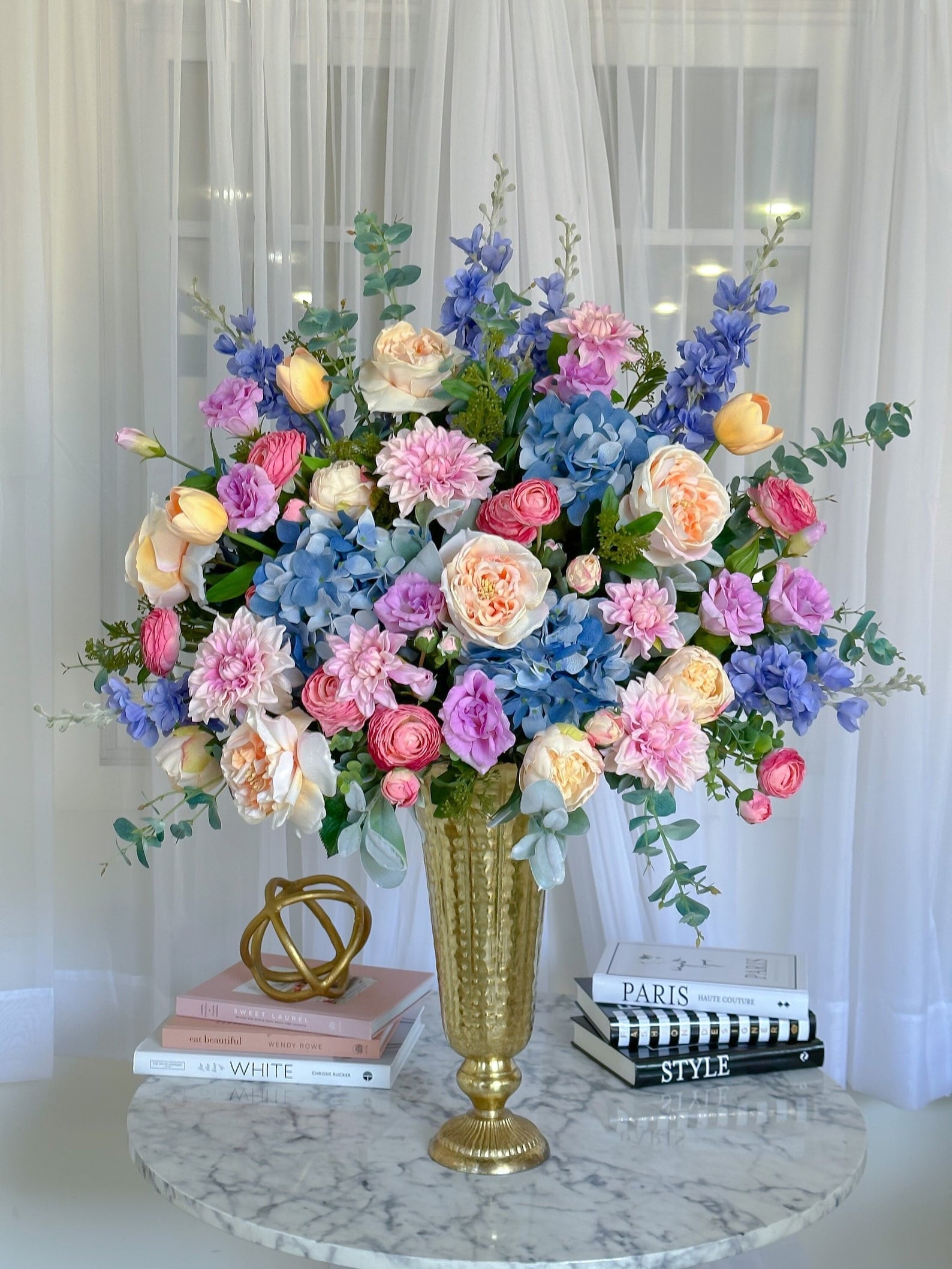 Large 40-in Luxury Real Touch Faux Arrangement - Flovery