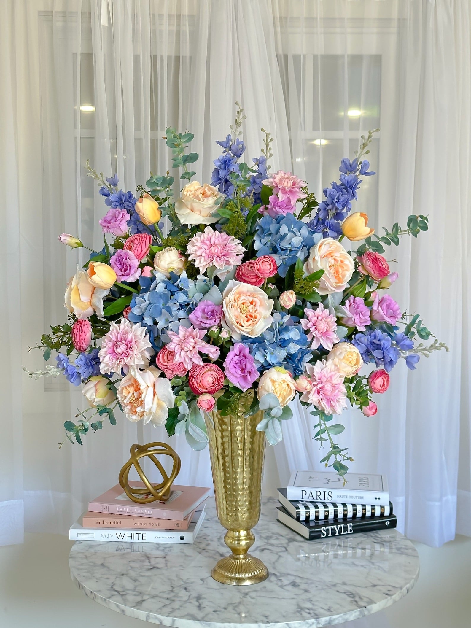 Large 40-in Luxury Real Touch Faux Arrangement - Flovery