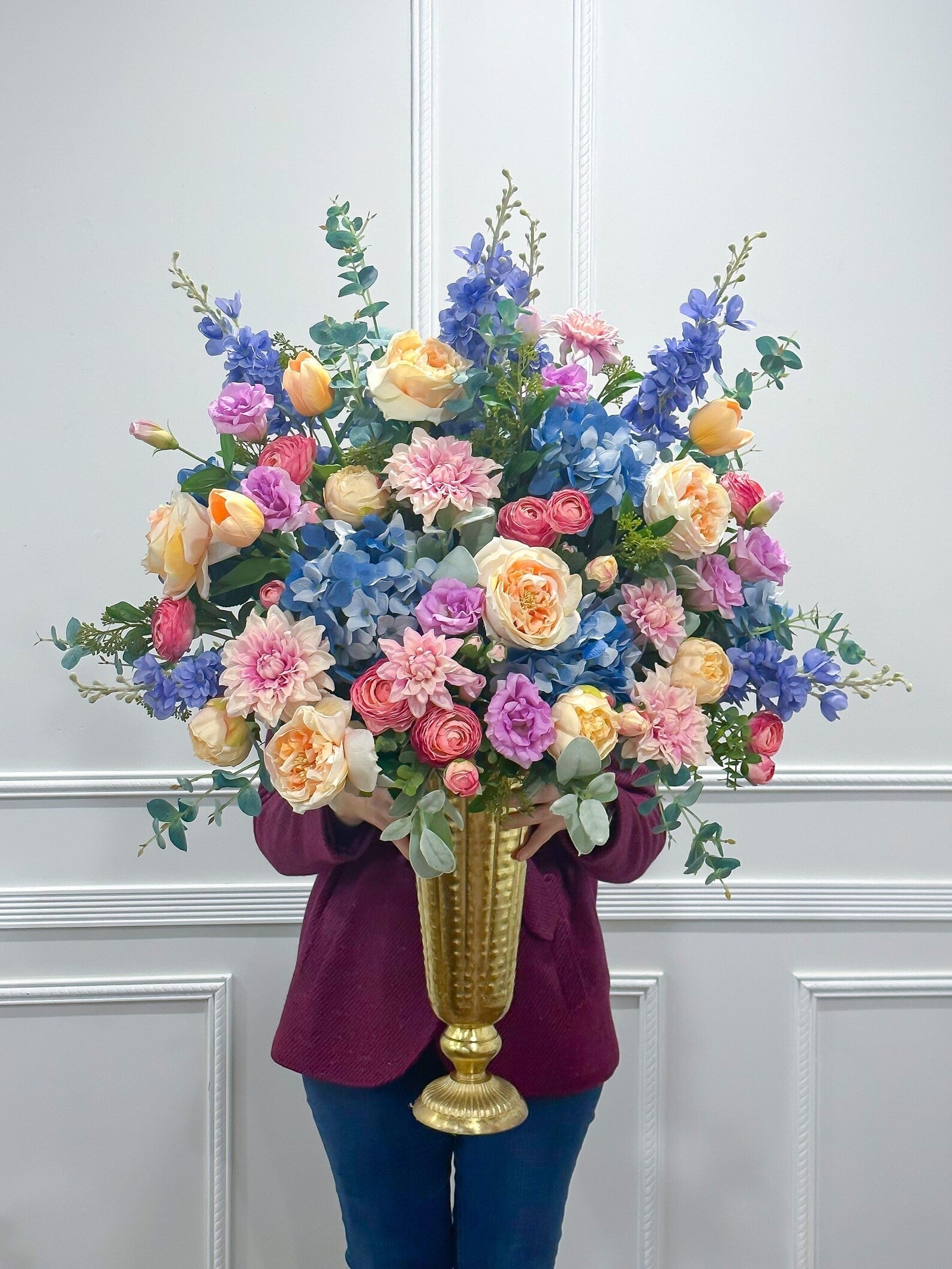 Large 40-in Luxury Real Touch Faux Arrangement - Flovery