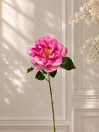 Real Touch English Garden Rose Stem Sweet Pink