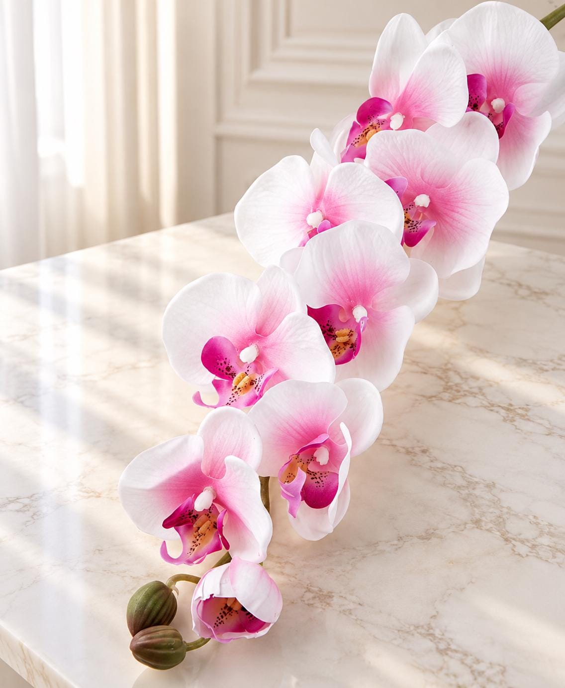 38-in Lifelike Real Touch Orchid Stems Secondary image