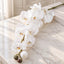 Lifelike white real touch orchid stem