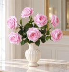 Grace English rose stems bouquet in a vase