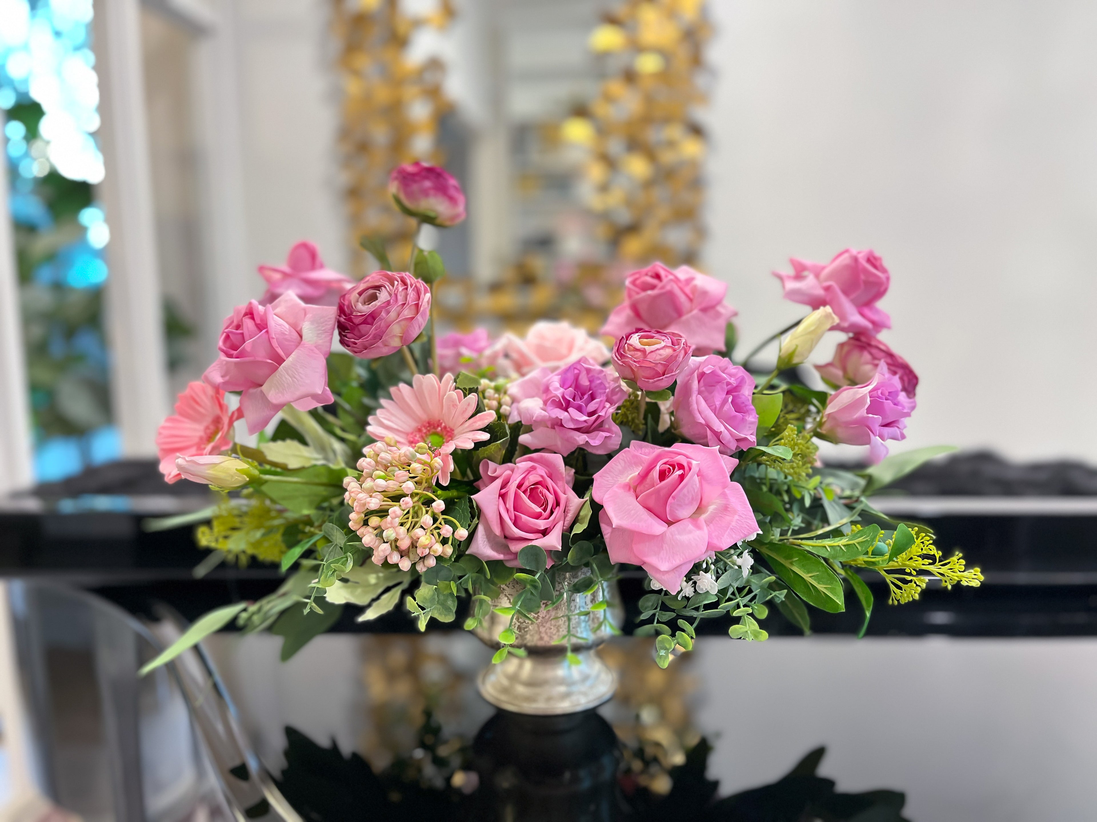French Lavender Real Touch Floral Arrangement - Flovery