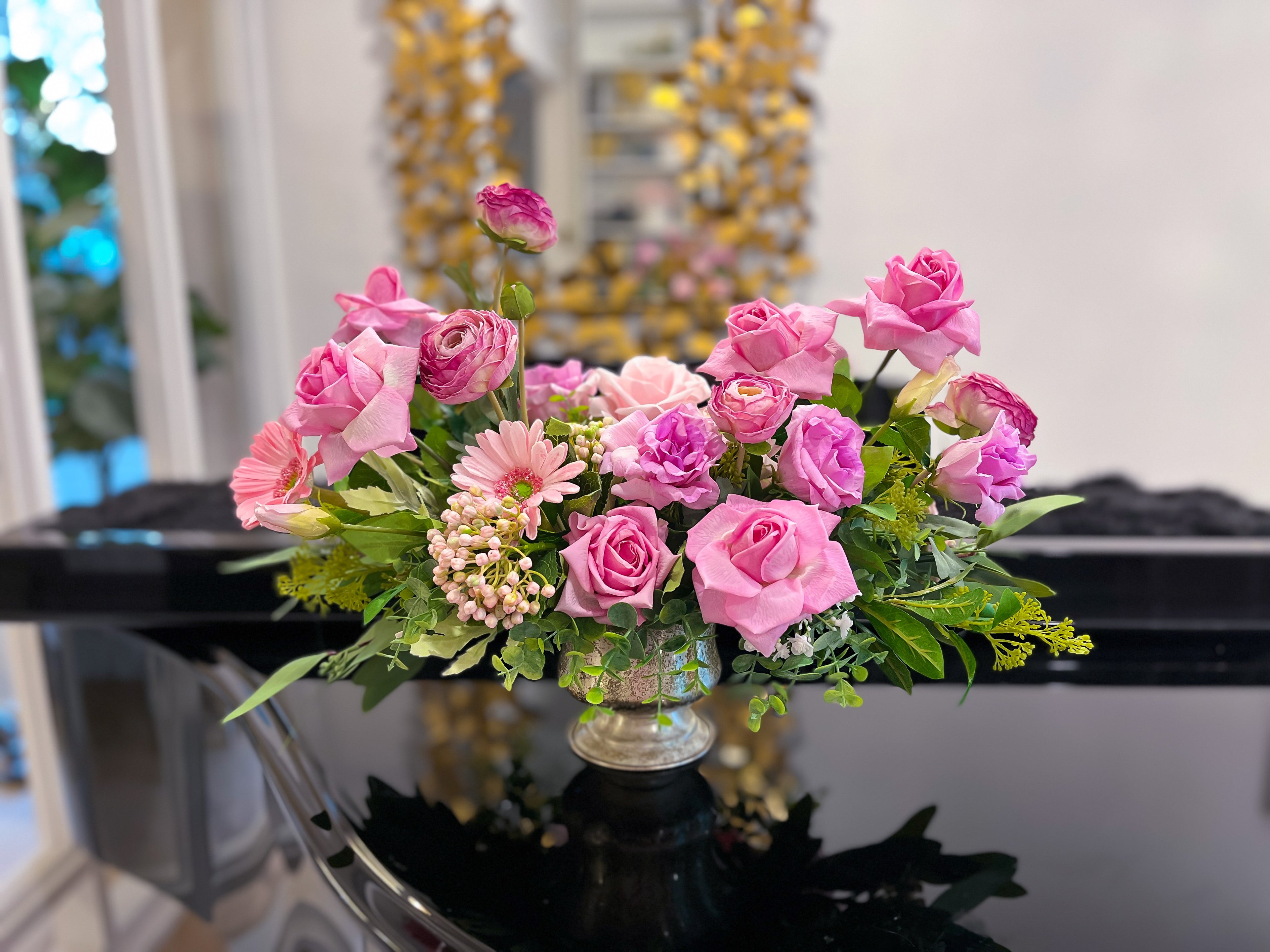 French Lavender Real Touch Floral Arrangement - Flovery